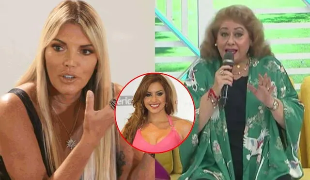 Jessica Newton se refirió a las declaraciones de la madre de Milett Figueroa. Foto: Composición LR/AméricaTV Jessica Newton se refirió a las declaraciones de la madre de Milett Figueroa. Foto: Composición LR/AméricaTV