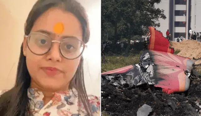 Bhoomi Chauhan no abordó el Boeing 787-8 que se estrelló minutos tras despegar. Foto: NavbharatTimes Bhoomi Chauhan no abordó el Boeing 787-8 que se estrelló minutos tras despegar. Foto: NavbharatTimes