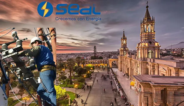 Seal anunció cortes de luz en Arequipa. Foto: Composición LR/SEAL/CDN Seal anunció cortes de luz en Arequipa. Foto: Composición LR/SEAL/CDN