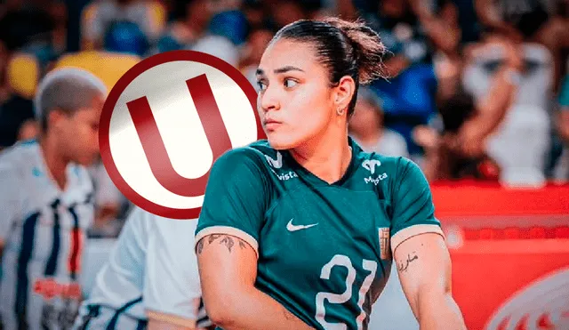 Esmeralda Sánchez es una de las referentes de Alianza Lima en la Liga Peruana de Vóley. Foto: composición LR/Alianza Lima/Universitario Esmeralda Sánchez es una de las referentes de Alianza Lima en la Liga Peruana de Vóley. Foto: composición LR/Alianza Lima/Universitario