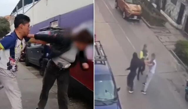 Sereno de La Victoria agredido por presunto policía en plena vía pública