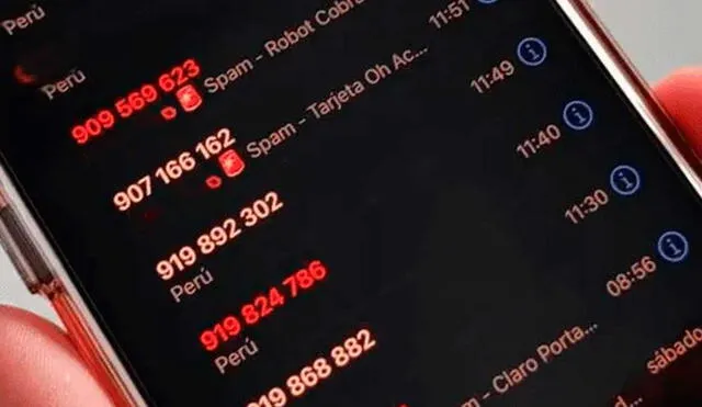 Muchas personas en Perú siguen siendo víctimas de las llamadas SPAM. Muchas personas en Perú siguen siendo víctimas de las llamadas SPAM.