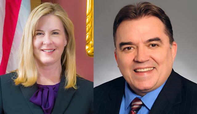 El senador de Minnesota John Hoffman (D) y la representante estatal Melissa Hortman (D) recibieron disparos en sus casas. El senador de Minnesota John Hoffman (D) y la representante estatal Melissa Hortman (D) recibieron disparos en sus casas.
