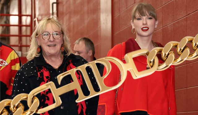 Donna Kelce y Taylor Swift unidas. Madre de Travis Kelce enternece al internet con uso de pulsera con relación a Swift. Donna Kelce y Taylor Swift unidas. Madre de Travis Kelce enternece al internet con uso de pulsera con relación a Swift.
