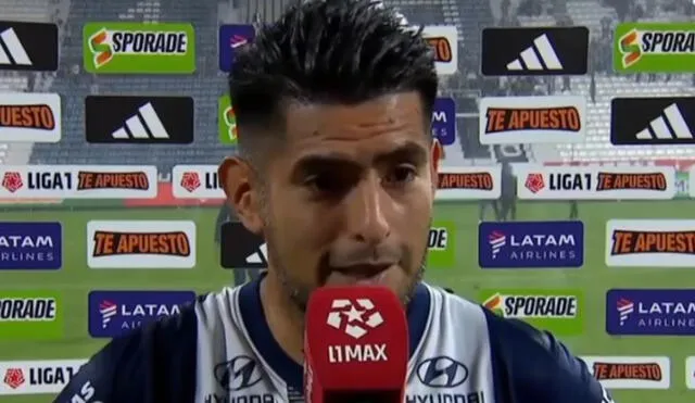 Carlos Zambrano fue titular y jugó todo el partido de Alianza Lima ante Sport Huancayo. Foto: captura de L1 Max Carlos Zambrano fue titular y jugó todo el partido de Alianza Lima ante Sport Huancayo. Foto: captura de L1 Max