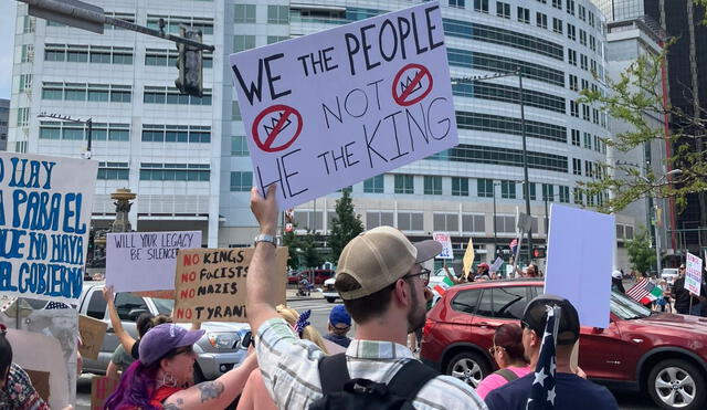 Manifestantes en las principales ciudades de Estados Unidos protestaron contra el gobierno de Trump. Foto: Cecilia Sánchez