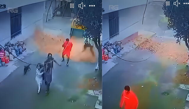 Pared estuvo a punto de caerle en la cabeza a un hombre durante sismo de 6,1 en Lima y Callao. Foto: Captura de pantalla de Facebook de Roger García Pared estuvo a punto de caerle en la cabeza a un hombre durante sismo de 6,1 en Lima y Callao. Foto: Captura de pantalla de Facebook de Roger García