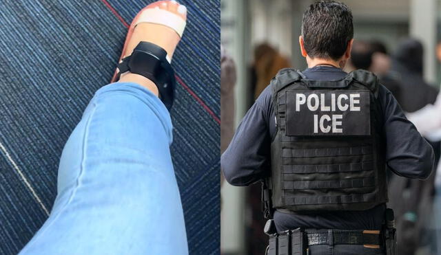Inmigrante sube un video en TikTok, donde enseña la tobillera que le pusieron luego de una cita con ICE. Inmigrante sube un video en TikTok, donde enseña la tobillera que le pusieron luego de una cita con ICE.