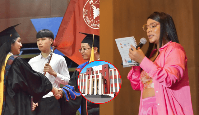 Tras dejar la UNI, Carolina llegó a China a los 19 años donde ganó una beca para estudiar en una reconocida universidad. Foto: composición LR/Instagram/@carolina.qiao Tras dejar la UNI, Carolina llegó a China a los 19 años donde ganó una beca para estudiar en una reconocida universidad. Foto: composición LR/Instagram/@carolina.qiao