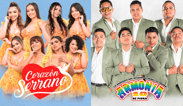 Entre los artistas invitados de Armonía 10 se encuentran Ángel y Khriz, Corazón Serrano y Bartola, quienes ofrecerán más de ocho horas de música en vivo. Fotos: Facebook Entre los artistas invitados de Armonía 10 se encuentran Ángel y Khriz, Corazón Serrano y Bartola, quienes ofrecerán más de ocho horas de música en vivo. Fotos: Facebook