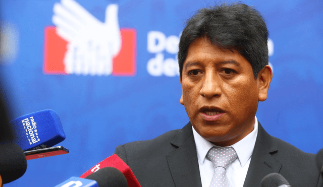 Defensor del pueblo, Josué Gutiérrez, respalda a Patricia Benavides. Foto: Andina Defensor del pueblo, Josué Gutiérrez, respalda a Patricia Benavides. Foto: Andina