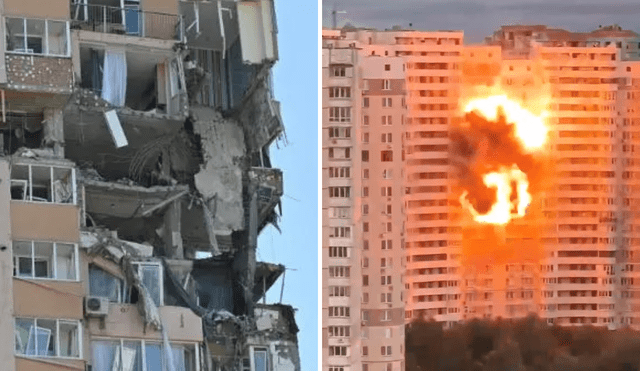 El presidente Zelensky calificó el bombardeo como "una de las noches más horribles" y destacó que afectó zonas civiles. Foto: composición LR/AFP El presidente Zelensky calificó el bombardeo como "una de las noches más horribles" y destacó que afectó zonas civiles. Foto: composición LR/AFP