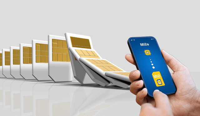 Las tarjetas eSIM reemplazarán a las SIM clásicas. Foto: Composición LR