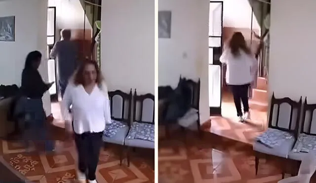 Cámaras captan el preciso momento del sismo en vivienda. Foto: composición LR/ TikTok Cámaras captan el preciso momento del sismo en vivienda. Foto: composición LR/ TikTok