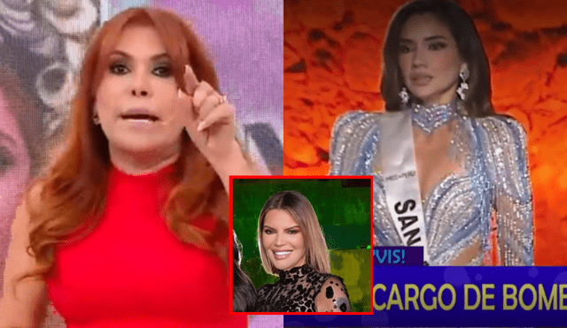 Magaly Medina presentó todas las desorganizaciones que hubo durante el Miss Perú 2025. Foto: Composición LR/ATV.