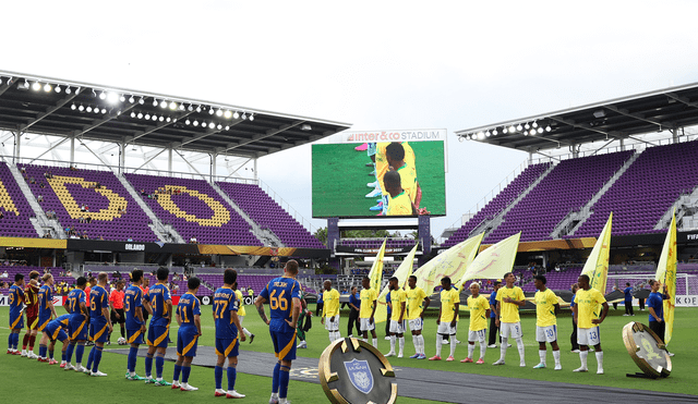 Mamelodi Sundowns y Ulsan Hyundai se enfrentaron en la ciudad de Orlando. Foto: AFP Mamelodi Sundowns y Ulsan Hyundai se enfrentaron en la ciudad de Orlando. Foto: AFP