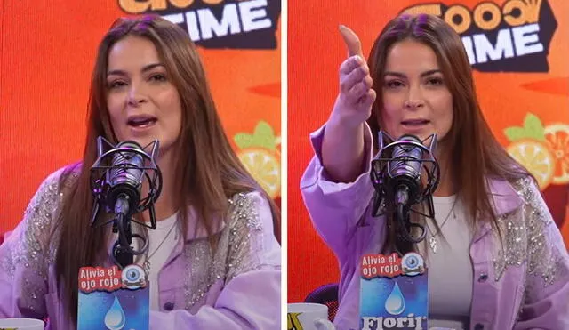 La reacción de Laura Spoya ante la invitación de un seguidor. Foto: composición LR/ TikTok La reacción de Laura Spoya ante la invitación de un seguidor. Foto: composición LR/ TikTok