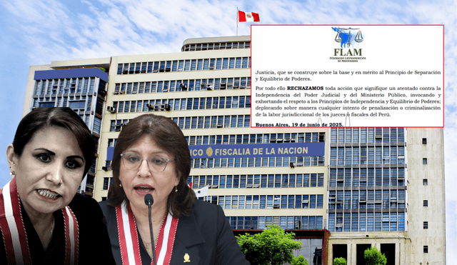 La Federación Latinoamericana de Magistrados rechaza restitución de Patricia Benavides como fiscal de la Nación. Foto: Composición/LR