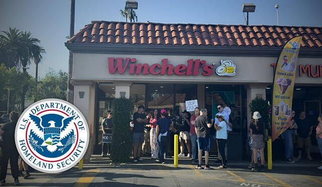 ICE realizó una redada migratoria en Pasadena, California, arrestando a 6 jornaleros en una parada de autobús cerca a una tienda de donas. ICE realizó una redada migratoria en Pasadena, California, arrestando a 6 jornaleros en una parada de autobús cerca a una tienda de donas.