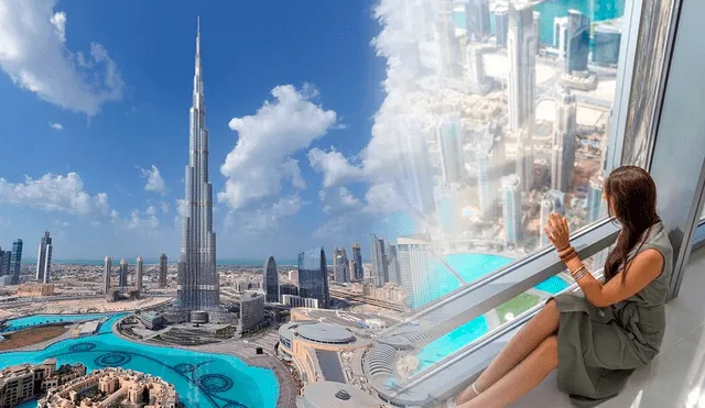 El Burj Khalifa cuenta con 163 pisos y tiene 828 metros de altura. Foto: Composición LR/Tripadvisor El Burj Khalifa cuenta con 163 pisos y tiene 828 metros de altura. Foto: Composición LR/Tripadvisor