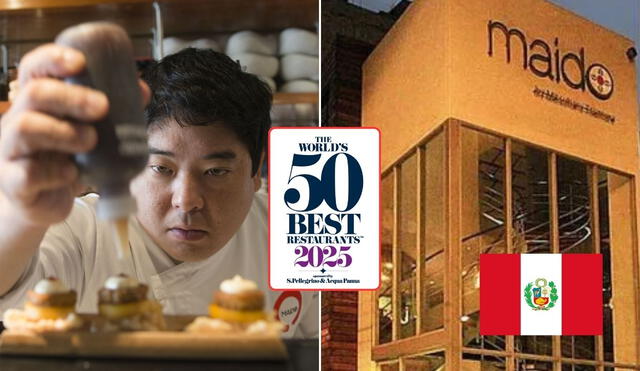 Equipo de Maido recibió el reconocimiento en la ceremonia de los The 50 Best.
