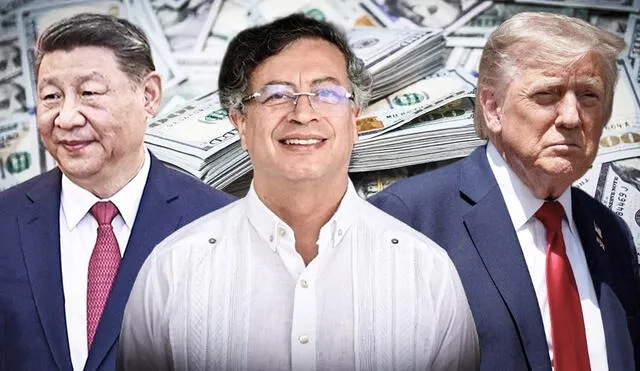 En un contexto de distanciamiento con Trump, el gobierno de Petro refuerza lazos con China y Xi Jinping al unirse al banco BRICS. Foto: composición LR/AFP En un contexto de distanciamiento con Trump, el gobierno de Petro refuerza lazos con China y Xi Jinping al unirse al banco BRICS. Foto: composición LR/AFP