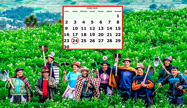 El martes 24 de junio se celebran tres fechas: el Día del Campesino, el Inti Raymi y el Día de San Juan.