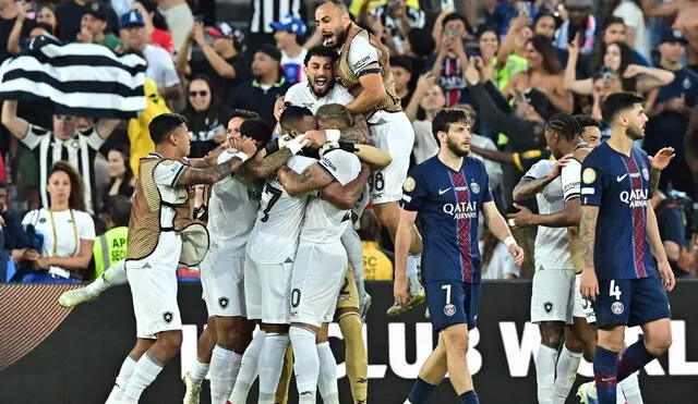 PSG y Botafogo se enfrentaron por primera vez. Foto: AFP