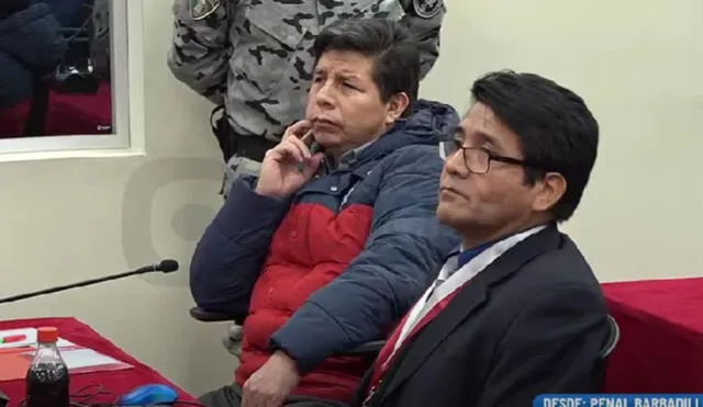 Pedro Castillo no tomará la palabra durante la audiencia de este viernes 20. Foto: captura de pantalla/Justicia TV Pedro Castillo no tomará la palabra durante la audiencia de este viernes 20. Foto: captura de pantalla/Justicia TV