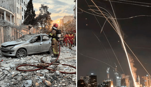 La ciudadana peruana teme por su vida ante los constantes bombardeos en la zona donde está refugiada. Foto: Composición LR/AFP Y AP La ciudadana peruana teme por su vida ante los constantes bombardeos en la zona donde está refugiada. Foto: Composición LR/AFP Y AP