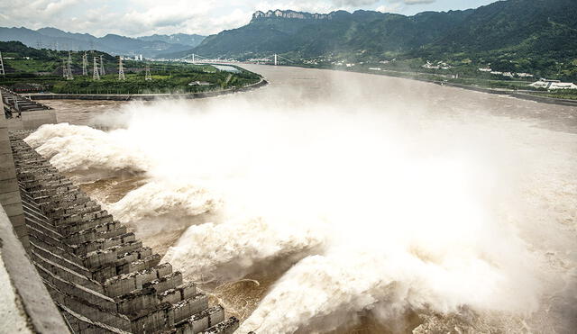 La Presa de las Tres Gargantas en China ha alterado el eje terrestre y alargado los días en 0,06 microsegundos, según la NASA. Foto: AFP La Presa de las Tres Gargantas en China ha alterado el eje terrestre y alargado los días en 0,06 microsegundos, según la NASA. Foto: AFP