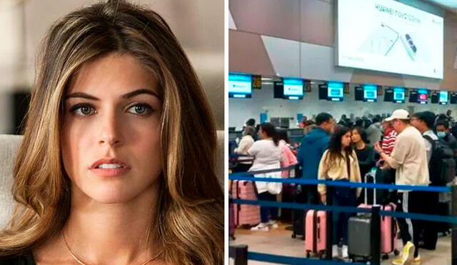 La actriz Stephanie Cayo visitó el aeropuerto Jorge Chávez y criticó que los peruanos se quejen por todo. Foto: composición LR/ Sensacine La actriz Stephanie Cayo visitó el aeropuerto Jorge Chávez y criticó que los peruanos se quejen por todo. Foto: composición LR/ Sensacine
