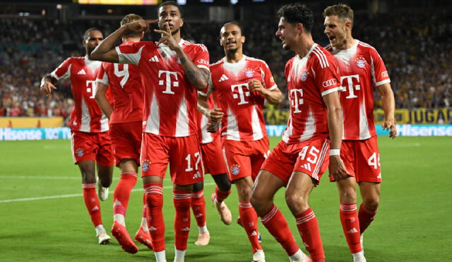 Celebración del Bayern Múnich en el Mundial de Clubes Celebración del Bayern Múnich en el Mundial de Clubes