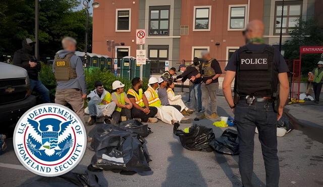 ICE arrestó a 17 inmigrantes indocumentados en Bethlehem, Pensilvania, durante un operativo por violaciones migratorias en un sitio de construcción. ICE arrestó a 17 inmigrantes indocumentados en Bethlehem, Pensilvania, durante un operativo por violaciones migratorias en un sitio de construcción.