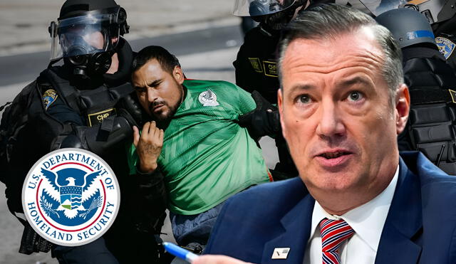 El director interino del ICE, Todd Lyons, advierte a los inmigrantes indocumentados en EE. UU. el refuerzo de políticas migratorias en la era Trump. El director interino del ICE, Todd Lyons, advierte a los inmigrantes indocumentados en EE. UU. el refuerzo de políticas migratorias en la era Trump.