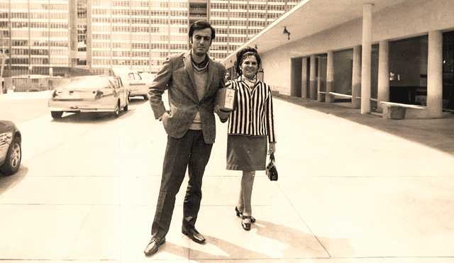 El poeta y su madre. Guillermo Chirinos Cúneo con Aída Cúneo Navach. Fue ella la que propició la publicación del poemario Idiota del Apocalipsis (1967). Foto: Archivo Guillermo Chirinos Cúneo. Cortesía: JCY El poeta y su madre. Guillermo Chirinos Cúneo con Aída Cúneo Navach. Fue ella la que propició la publicación del poemario Idiota del Apocalipsis (1967). Foto: Archivo Guillermo Chirinos Cúneo. Cortesía: JCY