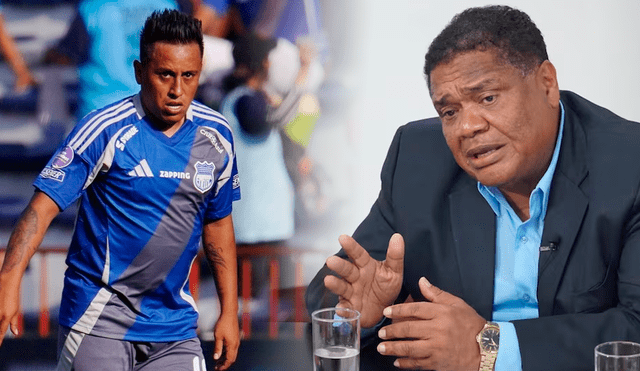 Christian Cueva jugó su primer partido con la camiseta de Emelec. Foto: composición LR/Emelec/El universo Christian Cueva jugó su primer partido con la camiseta de Emelec. Foto: composición LR/Emelec/El universo