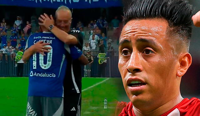 Jorge Célico fue el gran responsable del fichaje de Christian Cueva por Emelec. Foto: composición de Fabrizio Jáuregui/GLR/captura de Zapping Sports/AFP Jorge Célico fue el gran responsable del fichaje de Christian Cueva por Emelec. Foto: composición de Fabrizio Jáuregui/GLR/captura de Zapping Sports/AFP