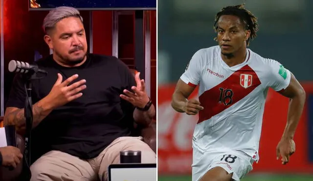 André Carrillo juega actualmente en Corinthians de Brasil. Foto: composición LR/captura de 'Enfocados'/AFP André Carrillo juega actualmente en Corinthians de Brasil. Foto: composición LR/captura de 'Enfocados'/AFP