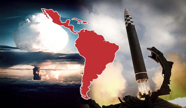 Firmado en 1967, el Tratado de Tlatelolco convirtió a América Latina en la primera región densamente poblada libre de armas nucleares. Foto: composición LR/US Department of Energy/AFP Firmado en 1967, el Tratado de Tlatelolco convirtió a América Latina en la primera región densamente poblada libre de armas nucleares. Foto: composición LR/US Department of Energy/AFP
