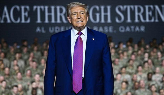 Donald Trump aseguró que el ataque israelí fue "débil". Foto: AFP Donald Trump aseguró que el ataque israelí fue "débil". Foto: AFP