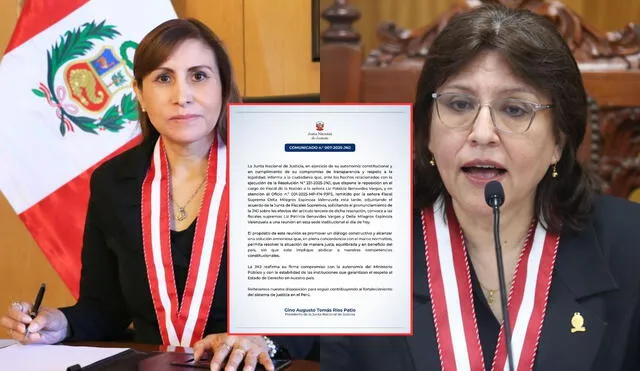 JNJ citó a Delia Espinoza y Patricia Benavides | Composición: LR. JNJ citó a Delia Espinoza y Patricia Benavides | Composición: LR.