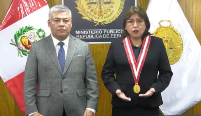 Delia Espinoza defiende su cargo legítimo como fiscal de la Nación. Foto: captura de pantalla/Ministerio Público Delia Espinoza defiende su cargo legítimo como fiscal de la Nación. Foto: captura de pantalla/Ministerio Público