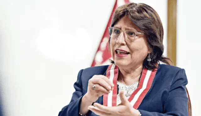 Delia Espinoza defendió su cargo como fiscal de la Nación. Foto: difusión Delia Espinoza defendió su cargo como fiscal de la Nación. Foto: difusión