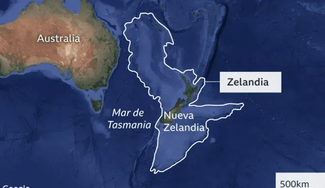 Conoce Zelandia, el continente sumergido en el Pacífico. Foto: BBC Conoce Zelandia, el continente sumergido en el Pacífico. Foto: BBC