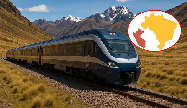 Tren Bioacéanico Perú - Brasil será un importante proyecto ferroviario impulsado por China.