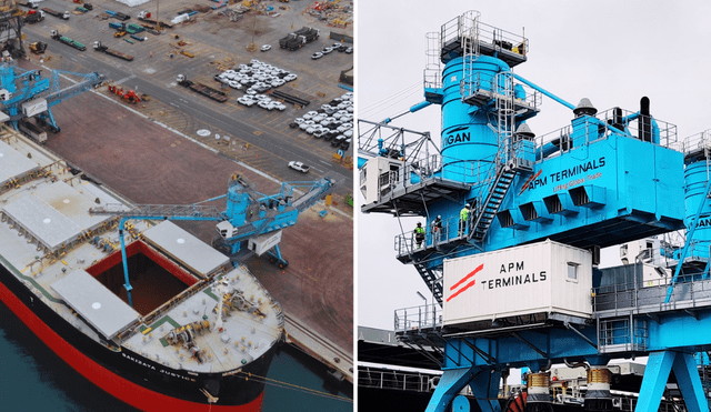 El muelle norte del puerto del Callao es administrado por el concesionario APM Terminals.