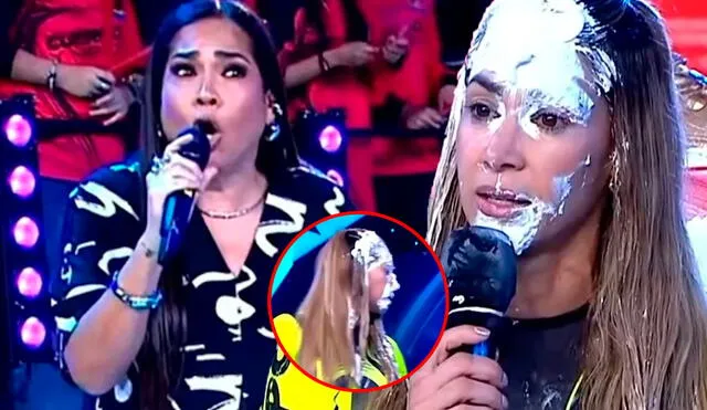 Melissa Loza y Katia Palma se enfrentaron en EEG. Foto: Composición LR/Captura/América TV Melissa Loza y Katia Palma se enfrentaron en EEG. Foto: Composición LR/Captura/América TV