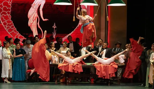 "La Traviata". Imagen: Difusión. "La Traviata". Imagen: Difusión.