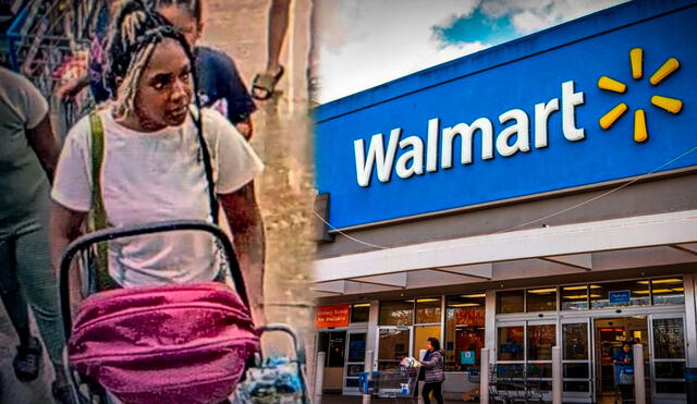 Sospecha realiza un robo de casi US$200 en el supermercado de Walmart en Estados Unidos.